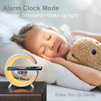Smart LED Table Lamp Wireless Charger, Night Light, Alarm Clock, and Bluetooth Speaker