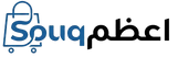 Logo with Arabic text on a white background