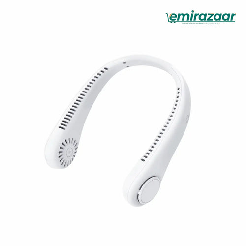 Bladeless Neck Hanging Fan – Hands-Free 360° Personal Cooler