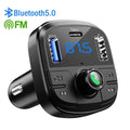 Car MP3 Bluetooth FM Transmitter – USB Charger with FM Modulator | Souqazam UAE