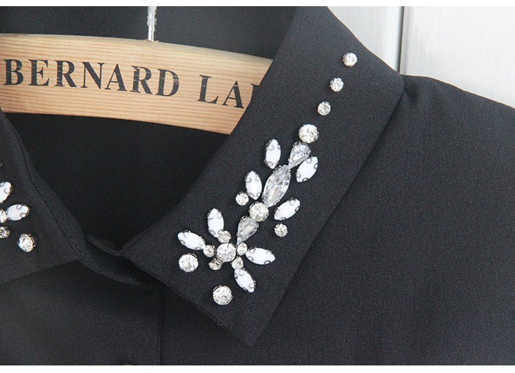 Chiffon Rhinestone Fake Collar Shawl for Women UAE | Souqazam