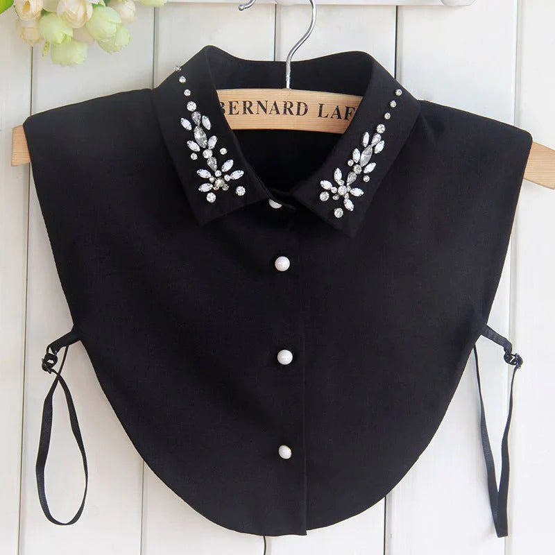 Chiffon Rhinestone Fake Collar Shawl for Women UAE | Souqazam