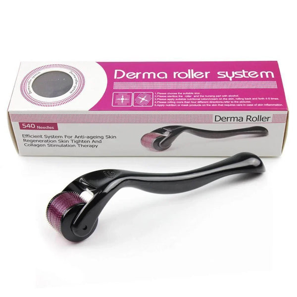 Derma Roller System – Microneedle Face, Beard & Scalp Tool for Skin Glow | Souqazam UAE