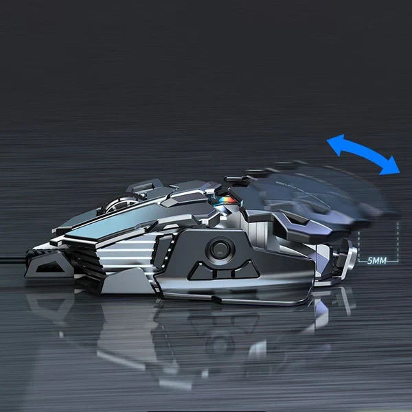 MK500 Forerunner Wired Esports Gaming Mouse – 12000 DPI, Weighted, Macro, Silent | Souqazam UAE