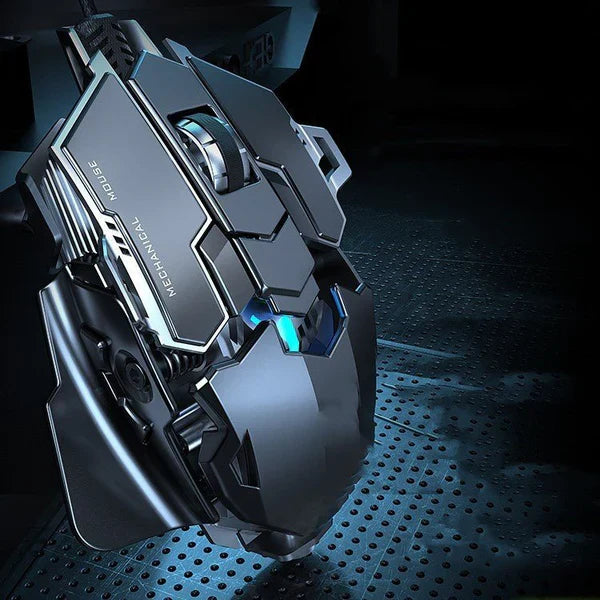 MK500 Forerunner Wired Esports Gaming Mouse – 12000 DPI, Weighted, Macro, Silent | Souqazam UAE