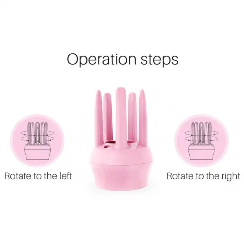 Handheld 2-in-1 Hair Curler & Volumizing Hot Air Brush