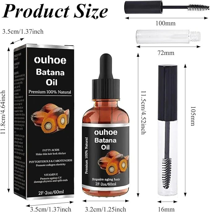 Organic Hair Oil 60ml – Hair Growth & Nourishing Treatment | Souqazam UAE