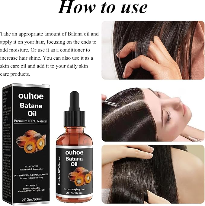 Organic Hair Oil 60ml – Hair Growth & Nourishing Treatment | Souqazam UAE
