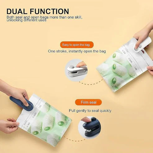 Portable Mini Sealing Machine – USB Rechargeable Heat Sealer