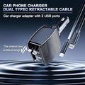 84W Retractable Car Charger – Fast Charging USB for All Devices | Souqazam UAE