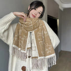 Double-Sided Thick Warm Cashmere-Like Scarf – Soft & Cozy Wrap for Winter | Souqazam UAE